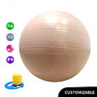 Explosiebestendige Geschiktheid 45cm van pvc 17.7inch-Yogabal met van de de Oefeningsbal van de Luchtpomp van het de Oefeningsmateriaal de Yogabal
