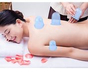 4 PCs die de Massage van het Therapielichaam het Tot een kom vormen Koppen voor Verbinding en Spier tot een kom vormen