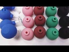 4 gezichtszuignappen Vacuümtherapie Cupping-set voor gezichtsbehandeling