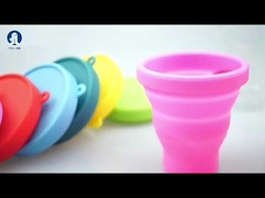 Medische siliconen zachte menstruatiecup Herbruikbare vrouwelijke hygiëne