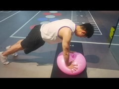 Hoe te om gymnastiekballen in de gymnastiek te gebruiken