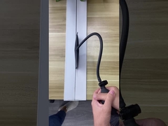 3 stukken 16*16cm TPU opblaasbare luchtwiegzak